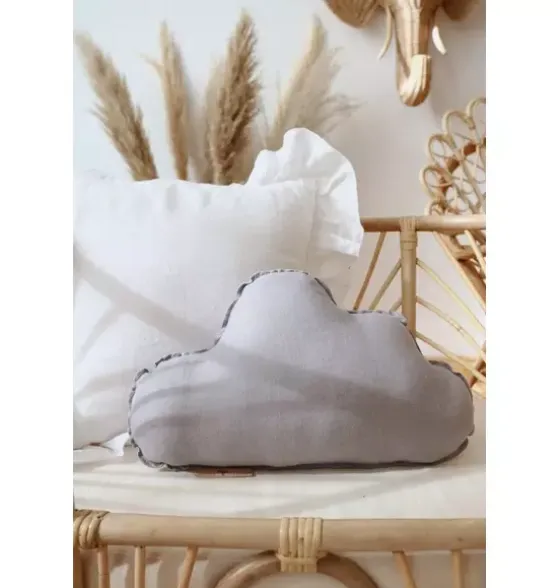 Linen “Grey” Cloud Pillow
