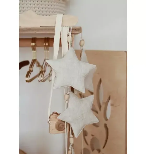 Linen “Sand Star Dust” Garland with Sand Stars