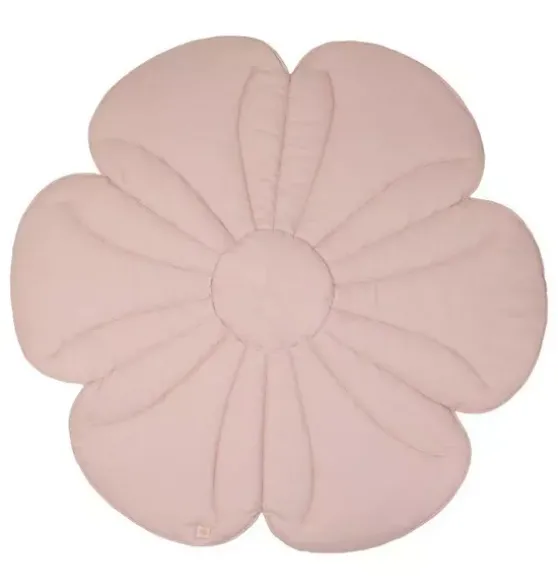 Linen "Powder Rose" Flower Mat