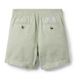 Linen-Cotton Pull-On Short