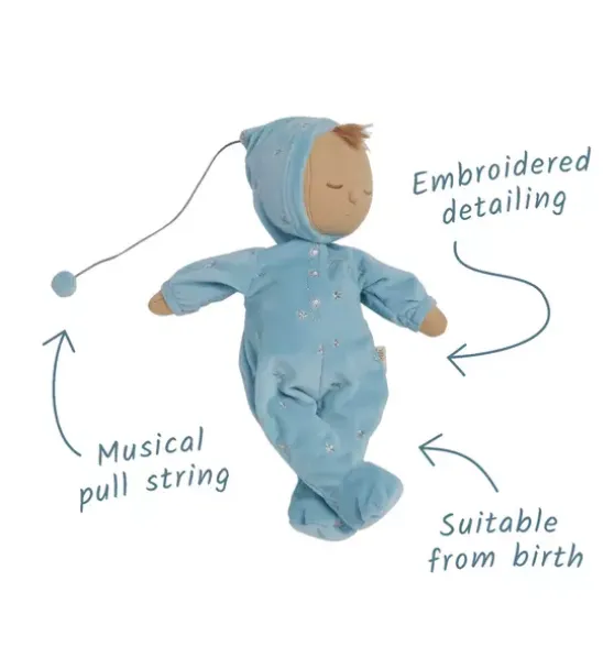 Lullaby Dozy Dinkums - Leo - Baby Blue