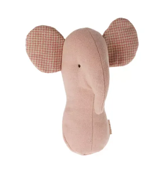 Lullaby Friend Rattles, Elephant - Rose