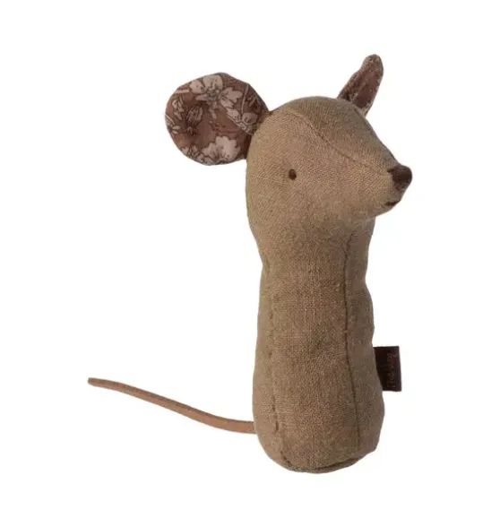 Lullaby friends, Mouse rattle - Light umber