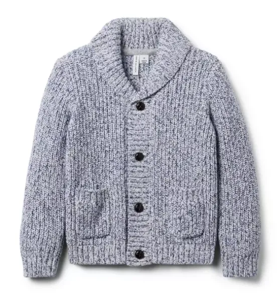 Marled Shawl Collar Cardigan
