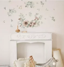 Meadow Flowers Pastel Wall Decal Set