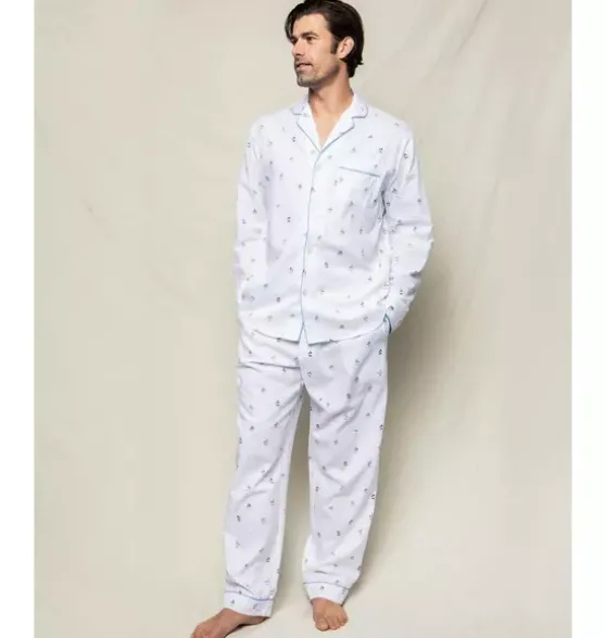 Men's Pajama Set in Bateau