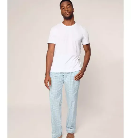 Men's Twill Pants in Spring Gingham