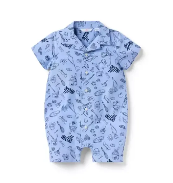 Milk Bar x Janie and Jack Slice Of Style Baby Romper