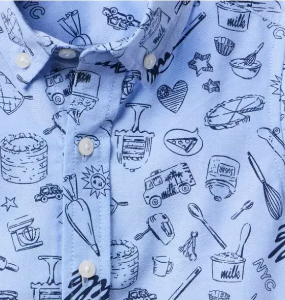 Milk Bar x Janie and Jack Slice Of Style Shirt