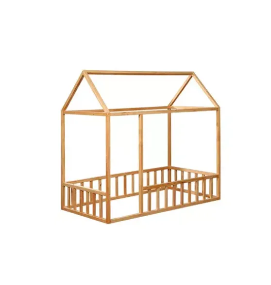 Montessori House Bed with Rails / Size Full