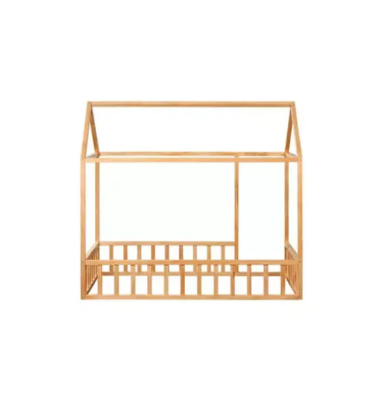 Montessori House Bed with Rails / Size Crib