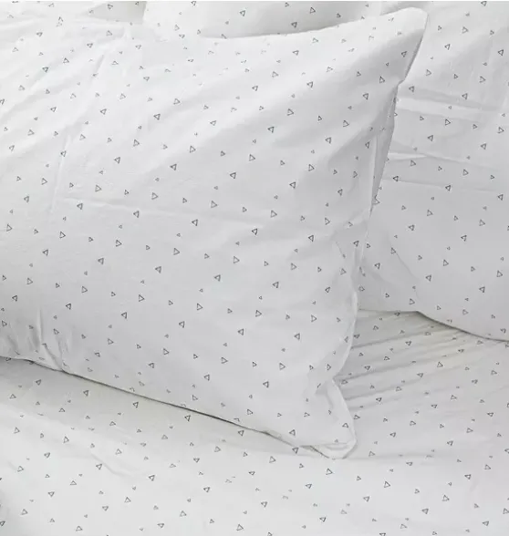 Organic Cosmic Triangles Pillowcase