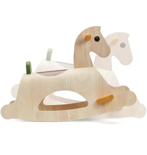 Palomino Rocking Horse - Modern Rustic