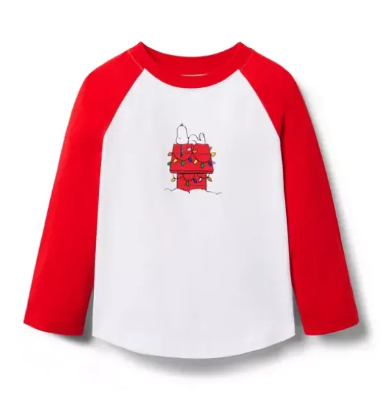 PEANUTS™ Snoopy Holiday Raglan Tee