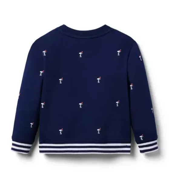 PEANUTS™ Snoopy Santa Striped Cuff Sweatshirt