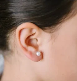 Pearl Stud Earrings