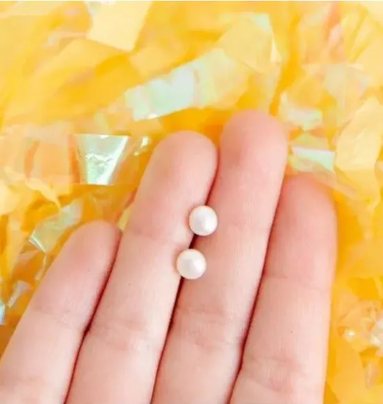 Pearl Stud Earrings