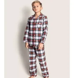 Petite Plume Balmoral Tartan Pajama Set