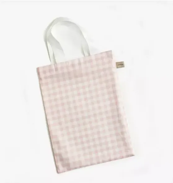 Picnic Gingham Baby Duvet Set - Pink