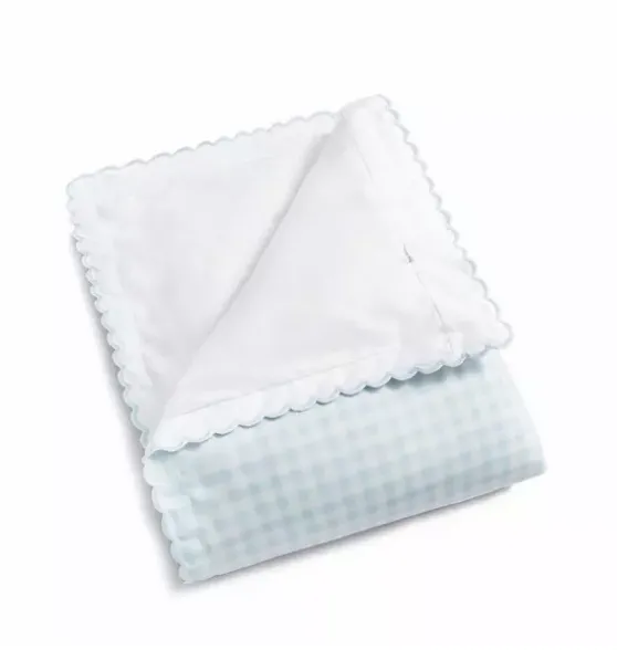 Picnic Gingham Toddler Duvet Set - Blue