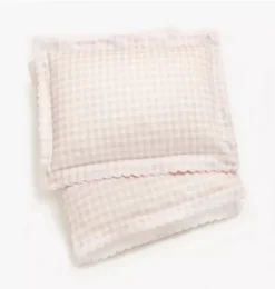 Picnic Gingham Toddler Duvet Set - Pink