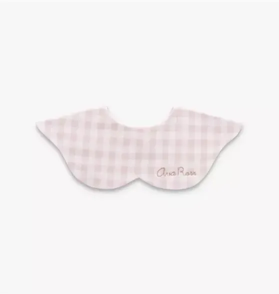 Picnic Gingham Winglet Bib - Pink