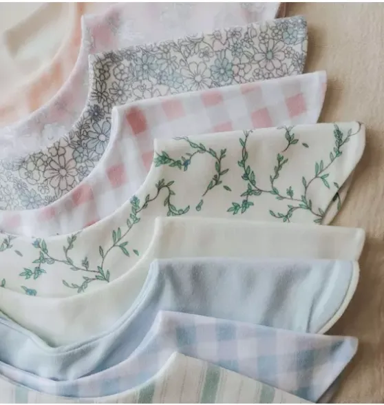 Picnic Gingham Winglet Bib - Pink
