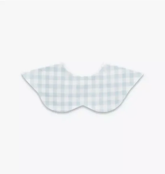 Picnic Gingham Winglet Bib - Blue