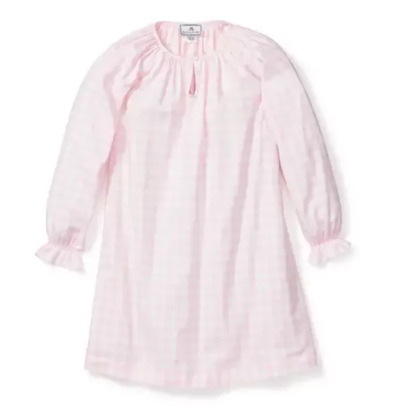 Pink Gingham Delphine Nightgown