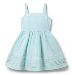 Pintuck Trim Dress