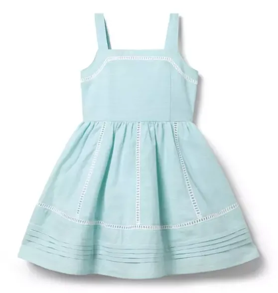 Pintuck Trim Dress