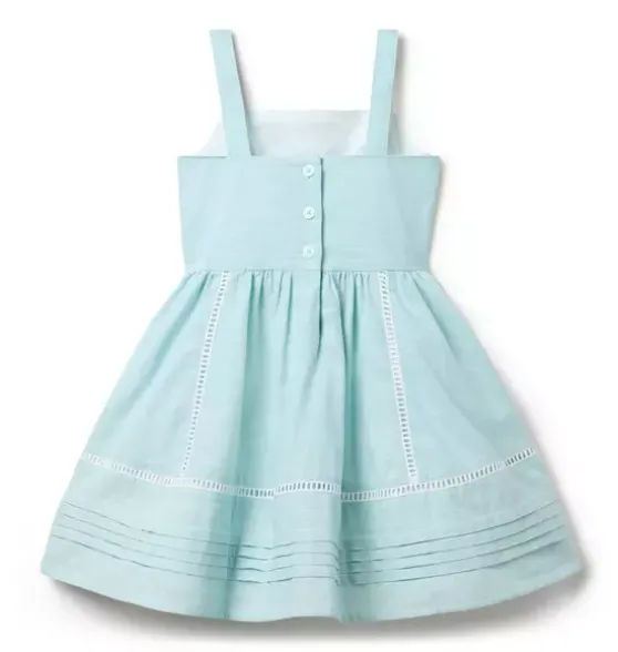 Pintuck Trim Dress