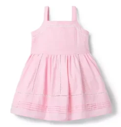 Pintuck Trim Dress