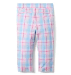 Plaid Canvas Pant