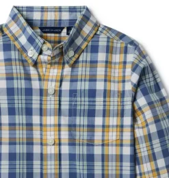 Plaid Poplin Shirt