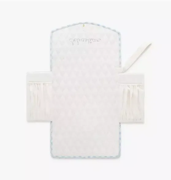 Portable Changing Pad - Blue Gingham