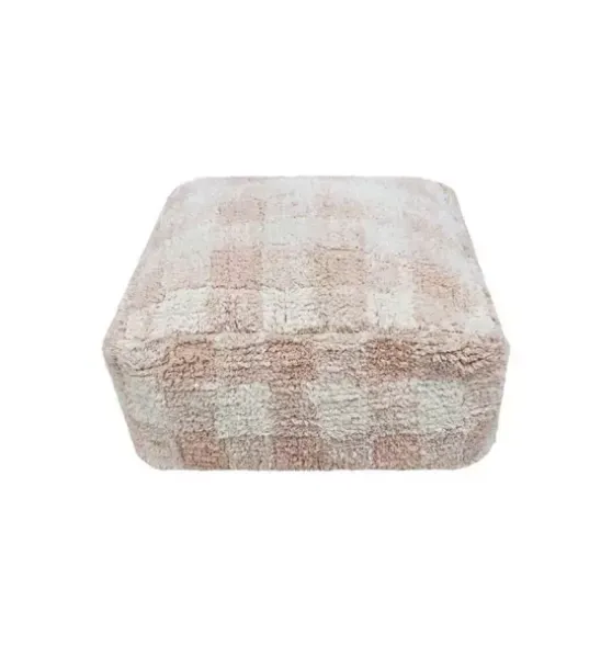 Pouf Vichy Rose