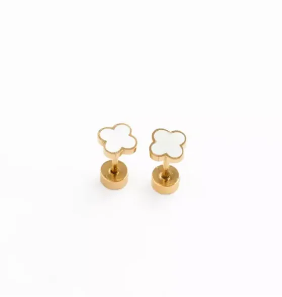 Quatrefoil Stud Earrings