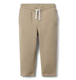 Quilted Jacquard Tapered Pant