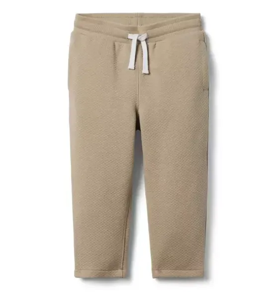 Quilted Jacquard Tapered Pant