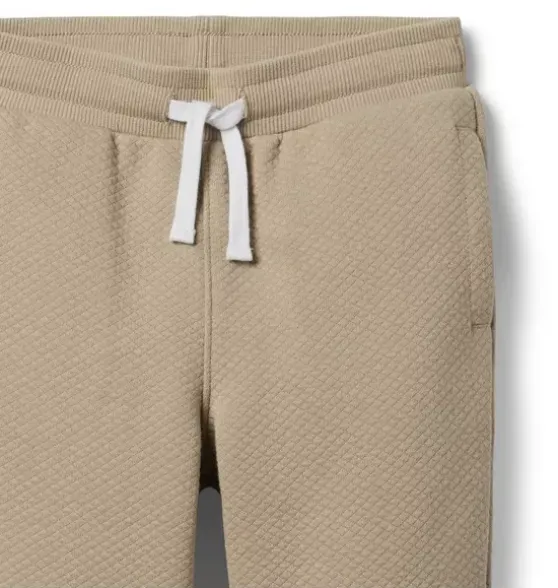 Quilted Jacquard Tapered Pant