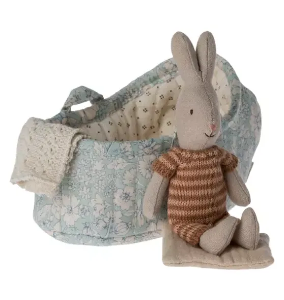 Rabbit in Carry Cot, Micro - Maroon
