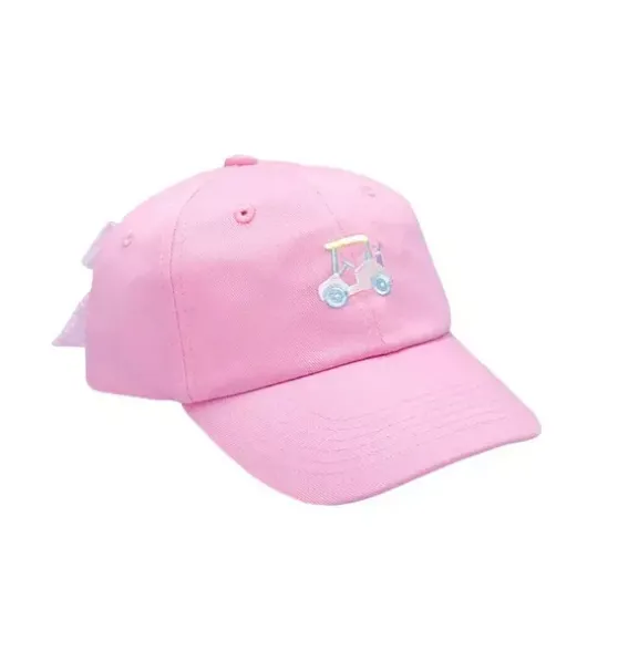Rainbow Golf Cart Bow Baseball Hat