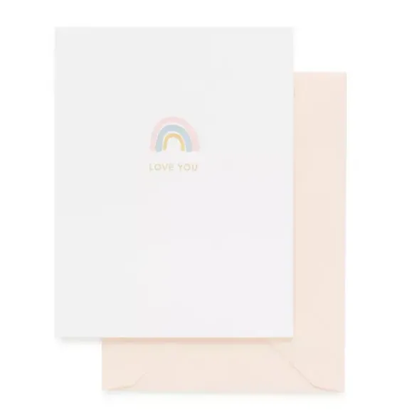 Rainbow, Love You Greeting Card