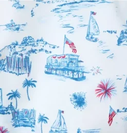 Recycled Americana Toile Swimsuit
