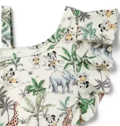 Recycled Disney Mickey Mouse Safari Swimsuit