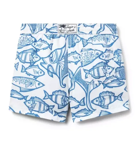 Recycled Fish Swim Trunk