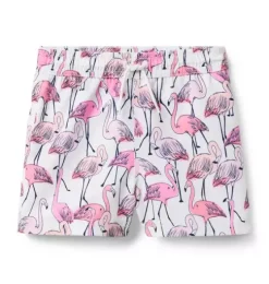 Recycled Flamingo Swim Trunk