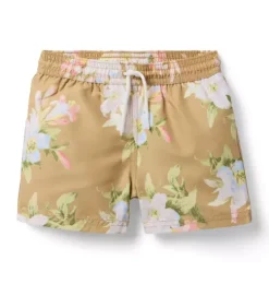 Recycled Floral Swim Trunk