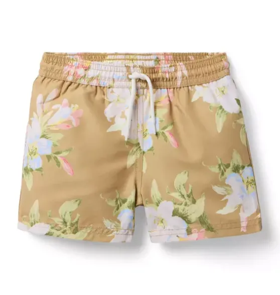 Recycled Floral Swim Trunk